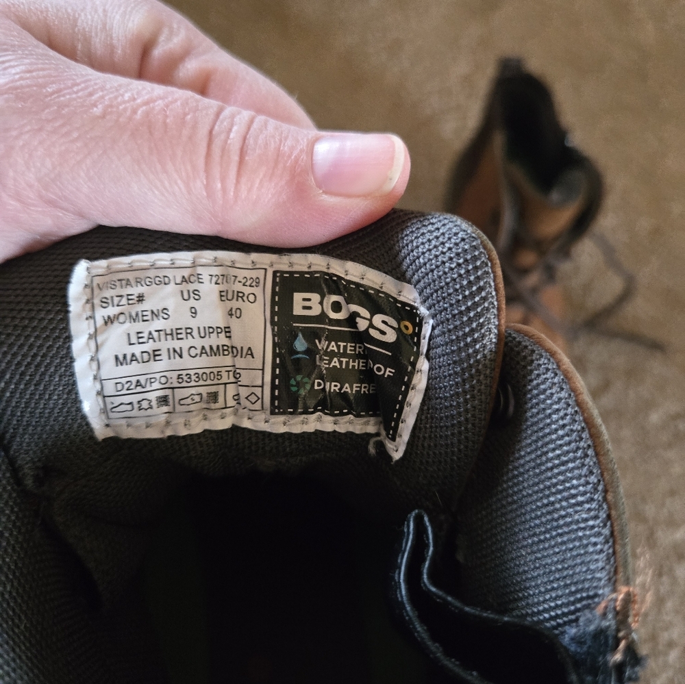 Bogs Leather Upper Boots